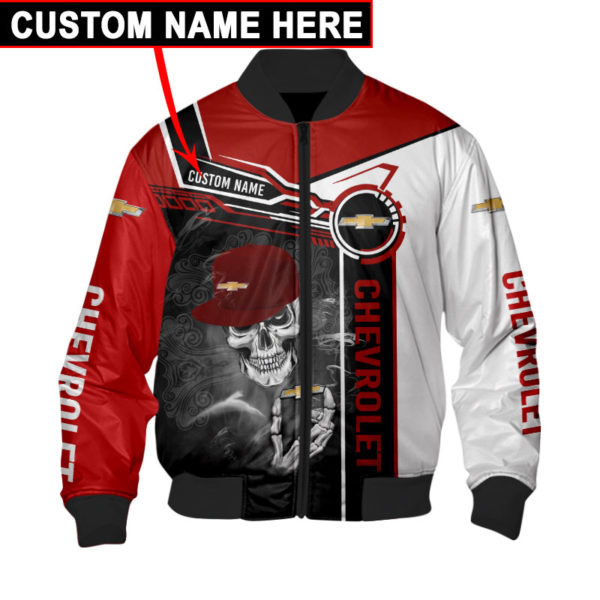 Custom Name Bomber Jacket Chevrolet, Chevrolet 3D Spring Autumn, Mens Casual Jacket Eg21