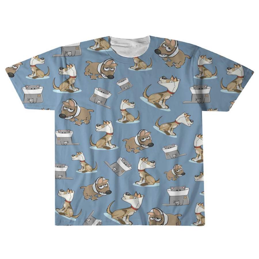 Vet Tech Animals Sick Sublimation Tee