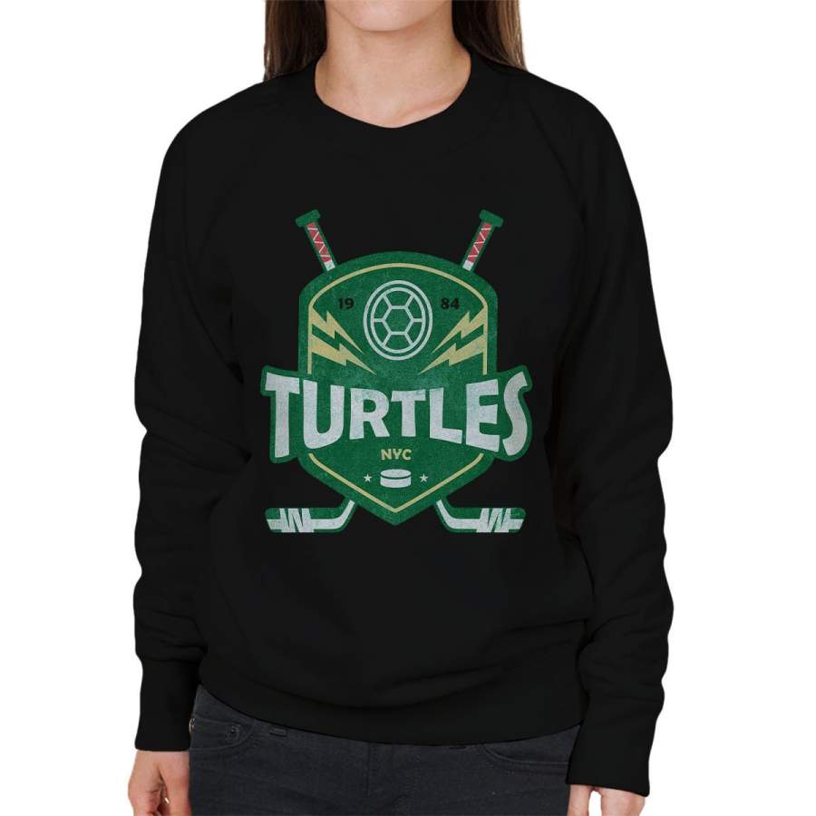 Turtles Hockey Emblem Women’s Sweatshirt