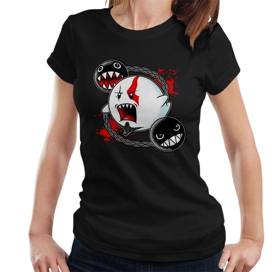 Ghost Of Sparta God Of War Mario Women’s T-Shirt