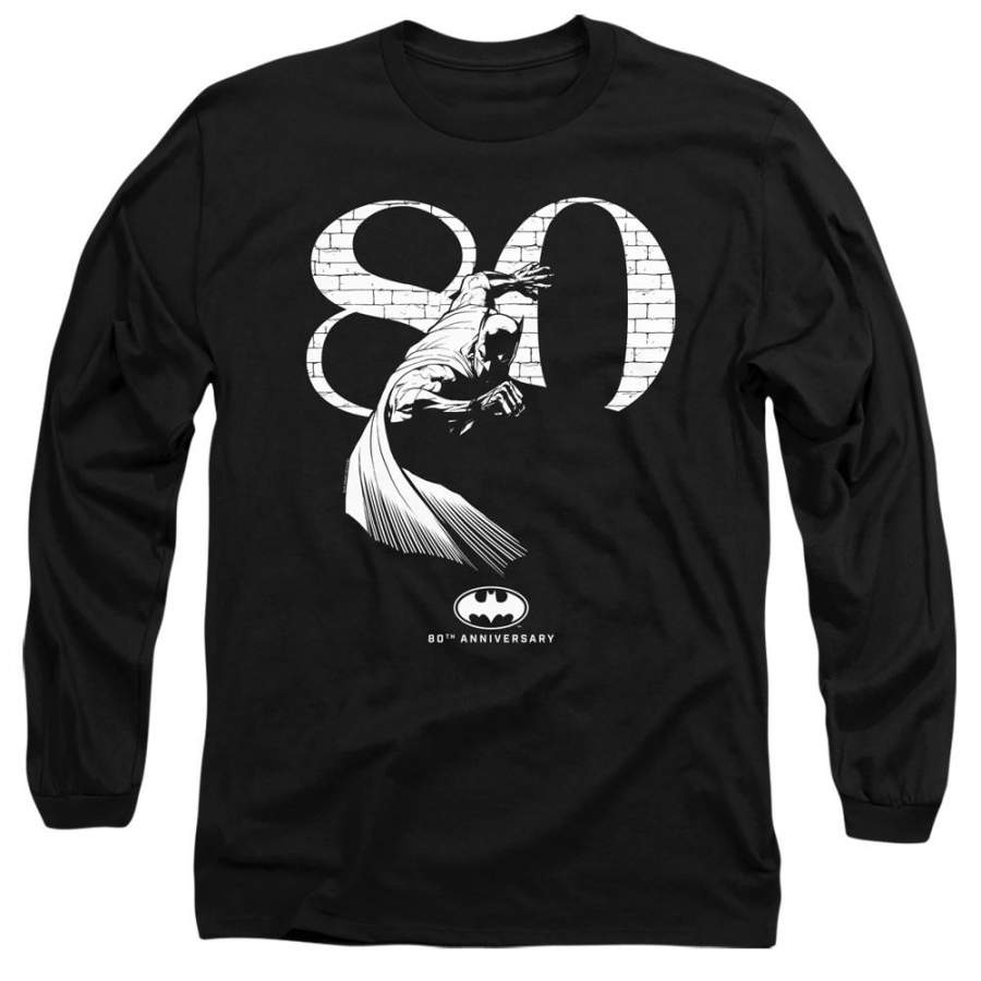 Batman 80 Wall Men’s 18/1 Cotton Long-Sleeve T-Shirt