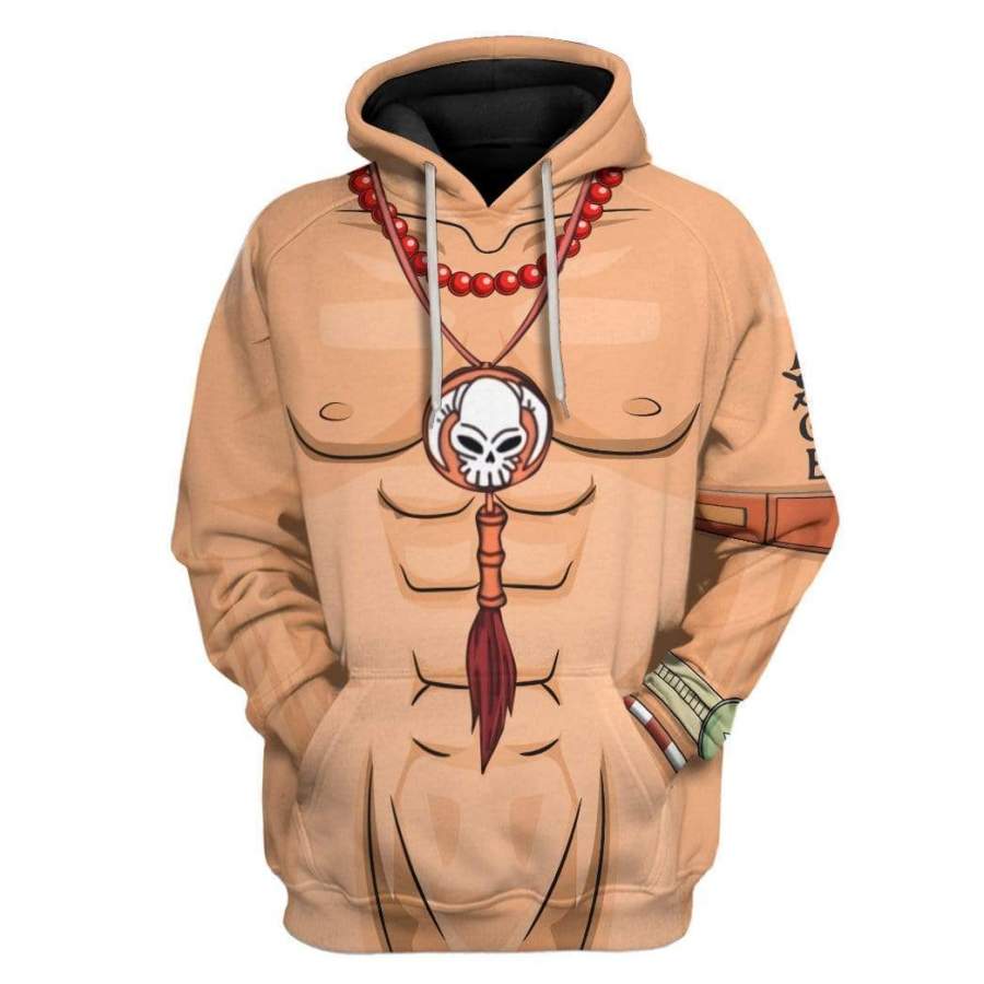 Cosplay Ace One Piece Custom T-Shirts Hoodies Apparel