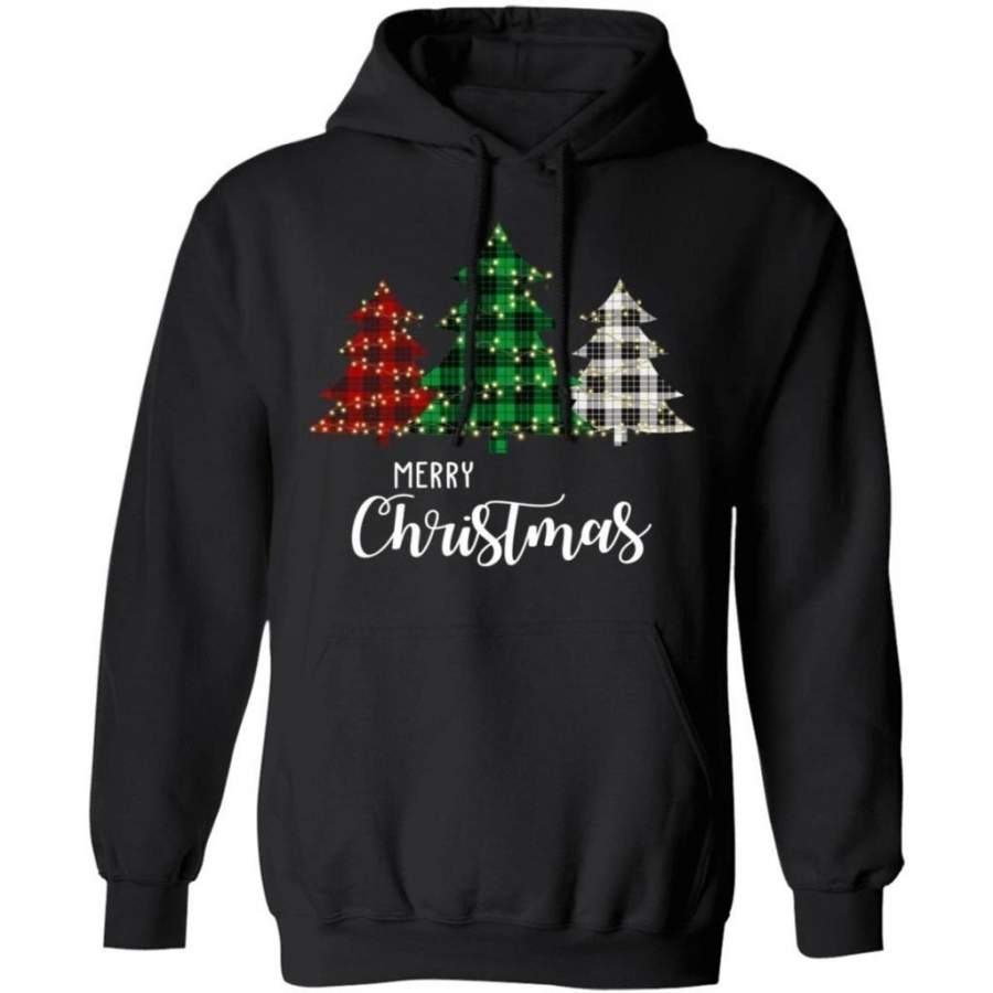 Christmas Trees In Plain Pattern Christmas Hoodie Nice Gift VA11