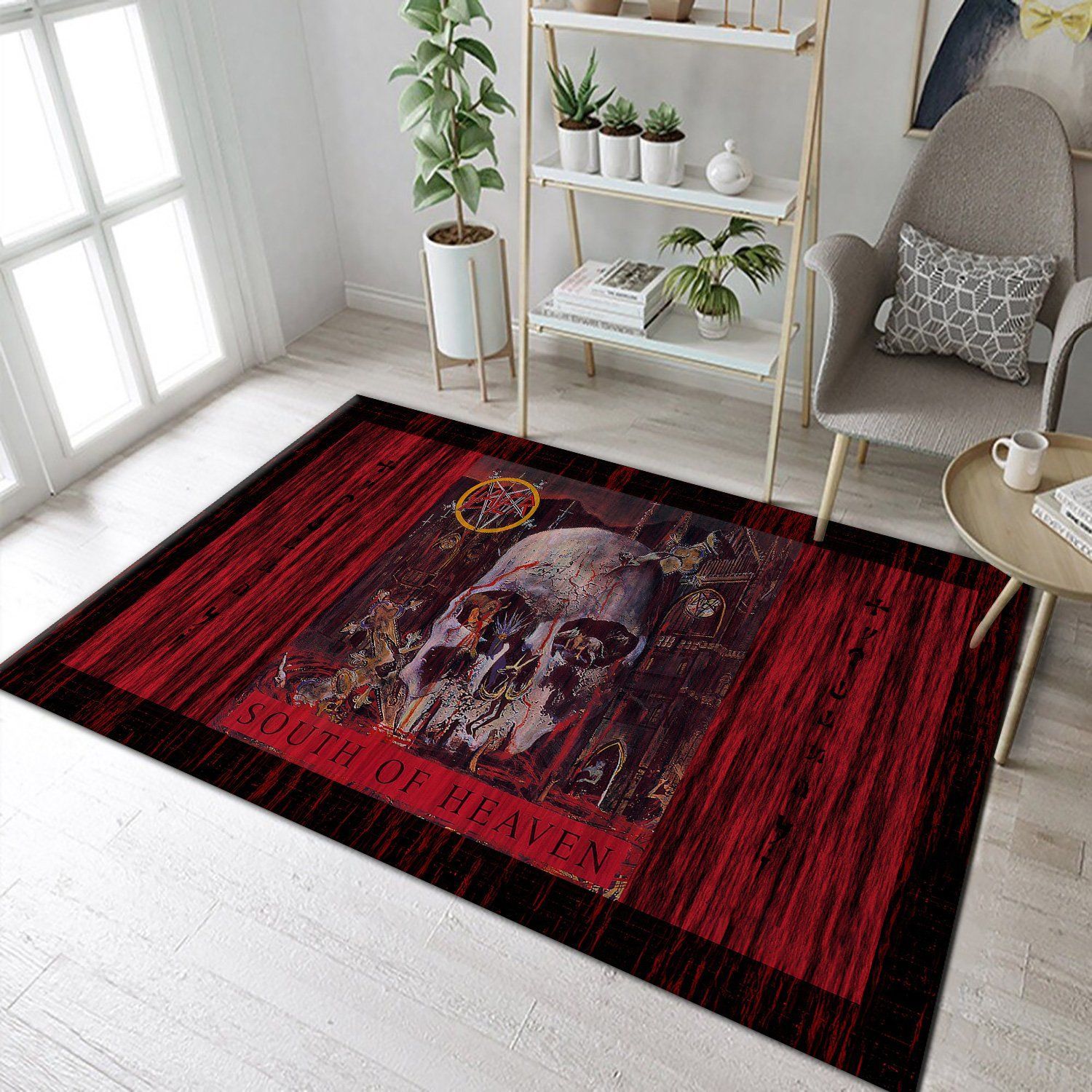 Slayer South of Heaven Area Rugs Living Room Carpet Local Brands Floor Decor The US Decor