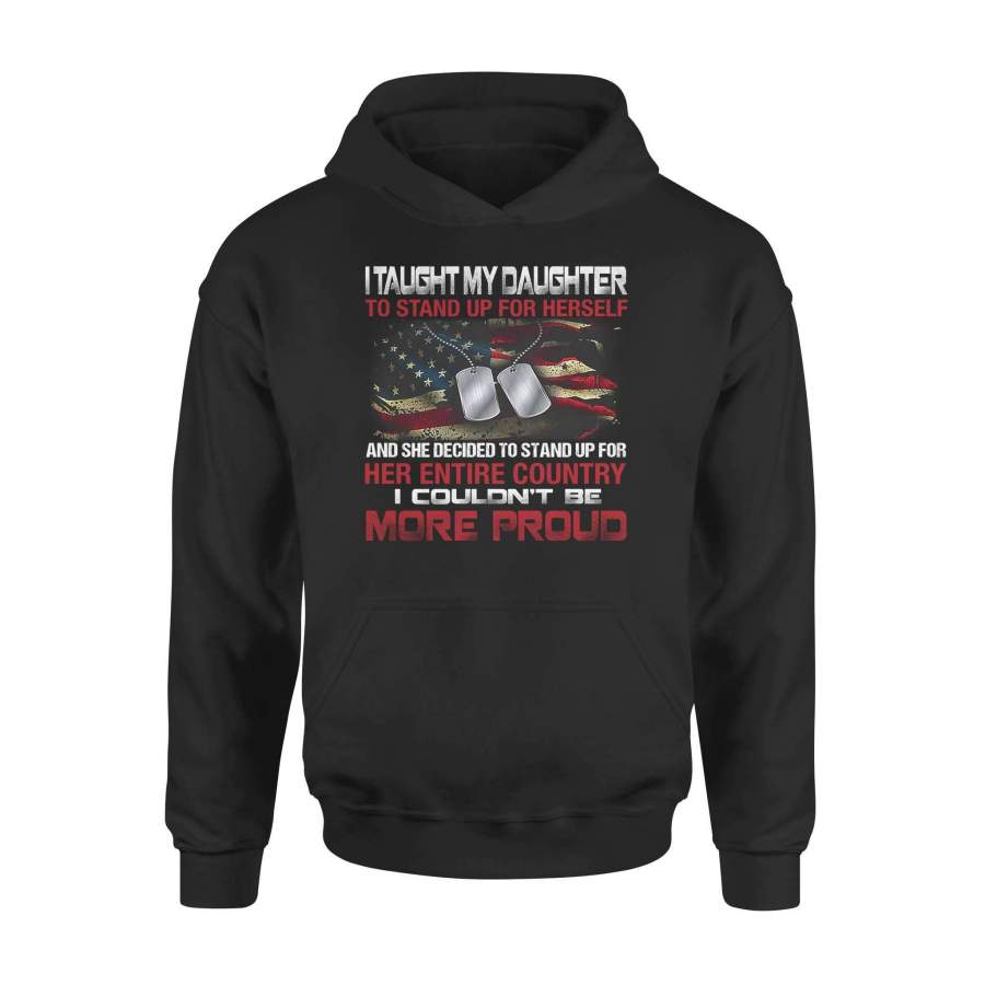 Veteran – I Taught My Daughter – Standard Hoodie