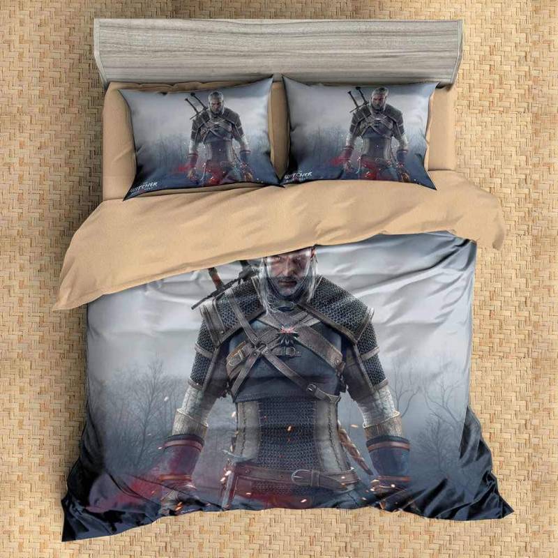 3D Customize The Witcher 3 Wild Hunt Bedding Set Duvet Cover Set Bedroom Set Bedlinen 2