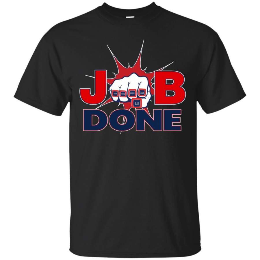 NEW ENGLAND PATRIOTS – Job Done Patriots 5x Champions T Shirt & Hoodie