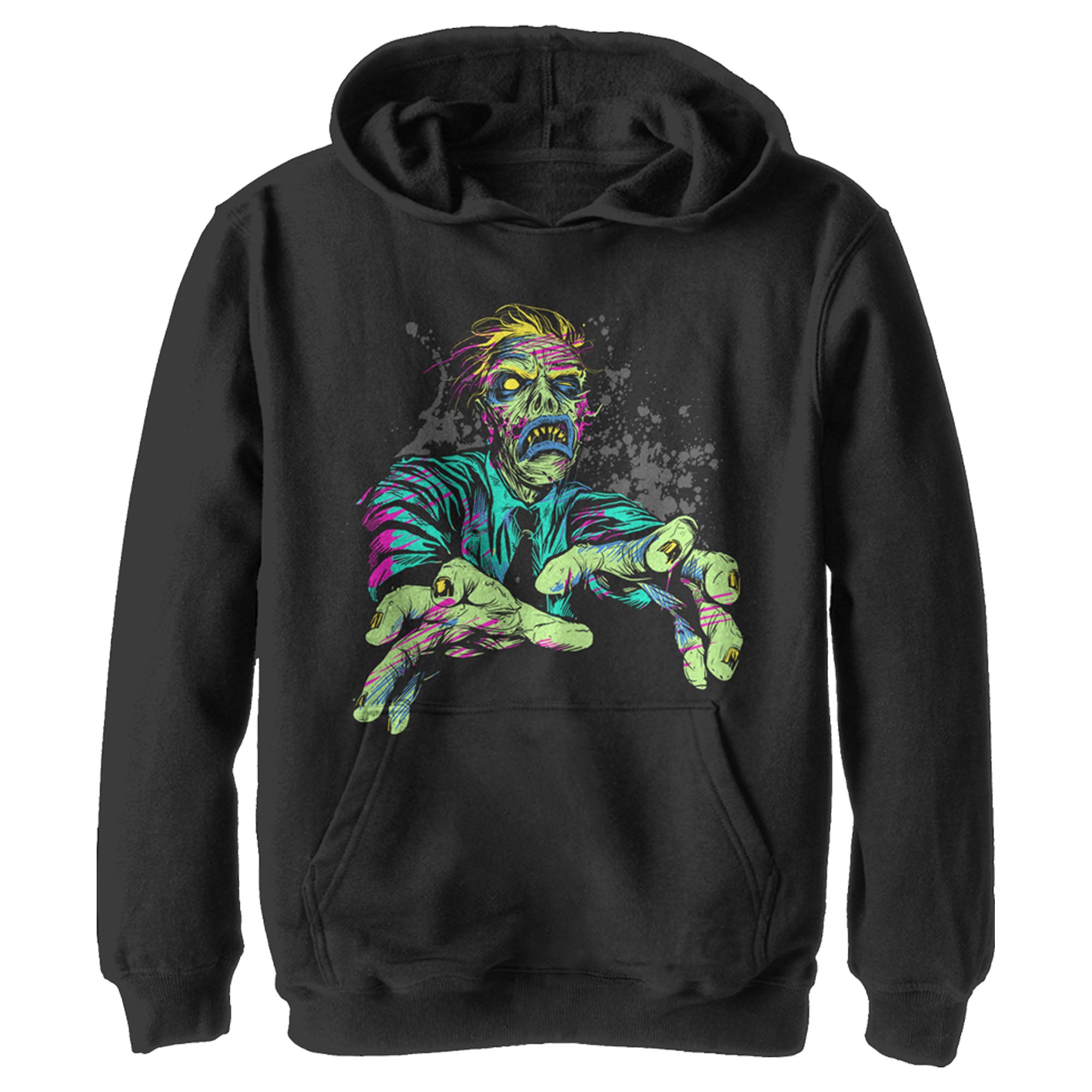 Lost Gods Boy’S Halloween Zombie Attack  Pull Over Hoodie