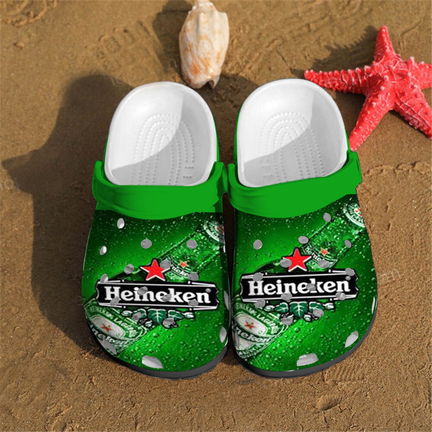 Buy Heineken For Men And Women Gift For Fan Classic Water Rubber Crocs ...
