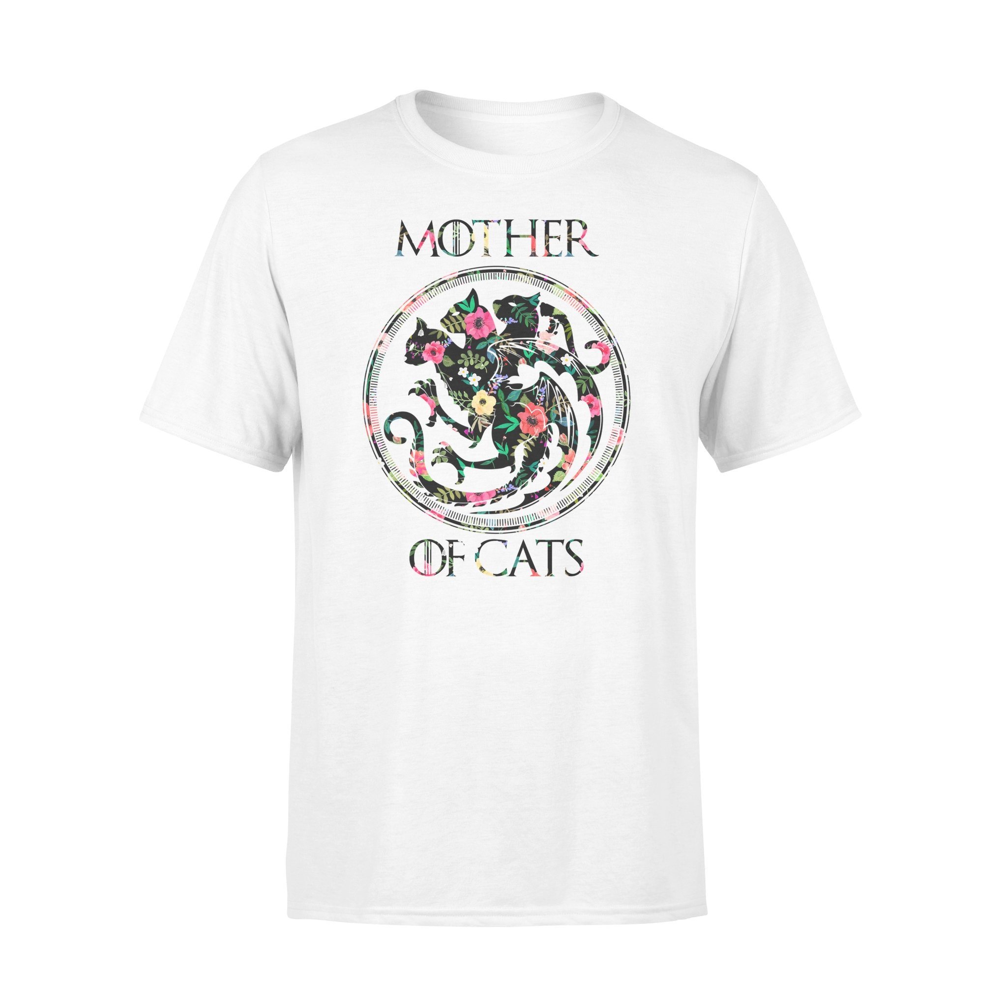 Cat Mother of Cats Floral Meowy Christmas Kitten Funny Xmas Gift Graphic Unisex T Shirt, Sweatshirt, Hoodie Size S – 5XL