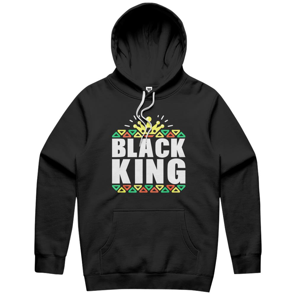 Black History For Men Boys Kids Black King African Pride Hoodie