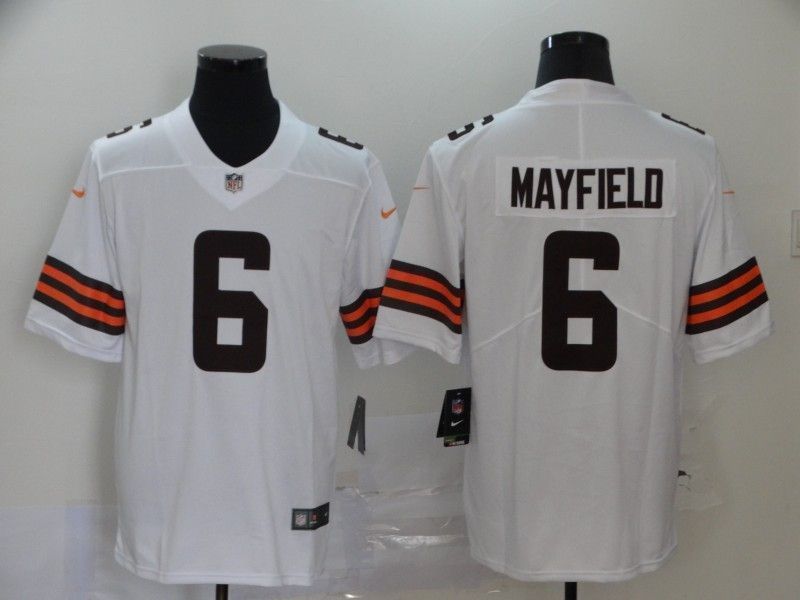 Cleveland Browns Baker Mayfield #6 NFL 2020 White Jersey Jersey