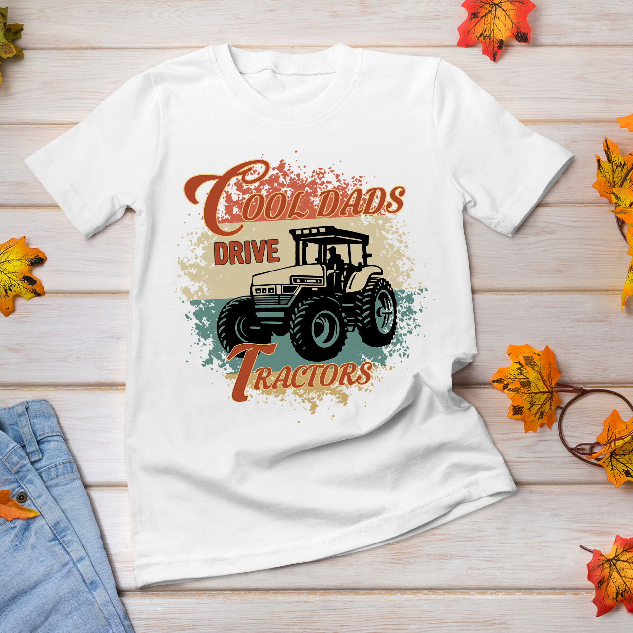 Best Gift For Farming Dad, Father’s Day 2021, Tractors T-shirt