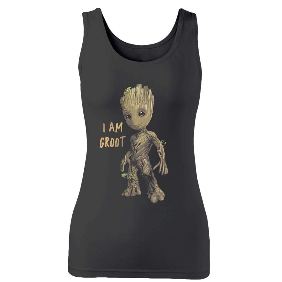 I Am Groot Little Cute Woman’s Tank Top