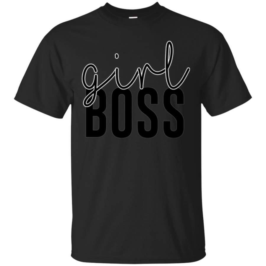 AGR Girl Boss Never Backing Down Tshirt Girl Power Girl Boss Te