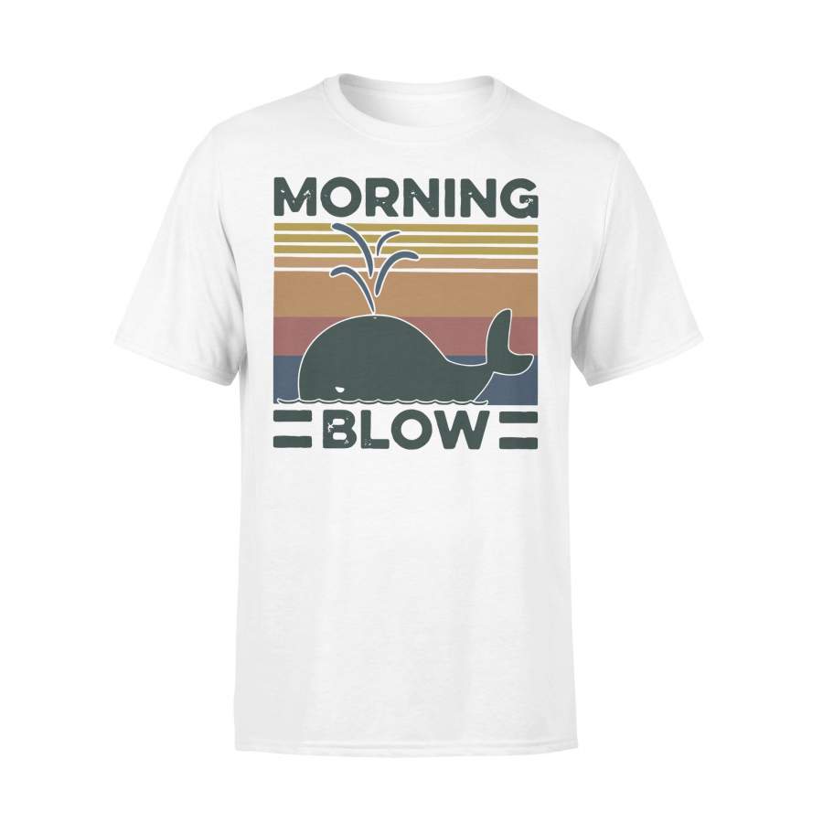 Morning Blow Whale Vintage T-shirt