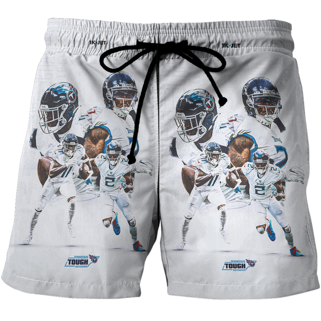 Tennessee Titans Players V9 3D All Over Print Summer Beach Hawaiian Short