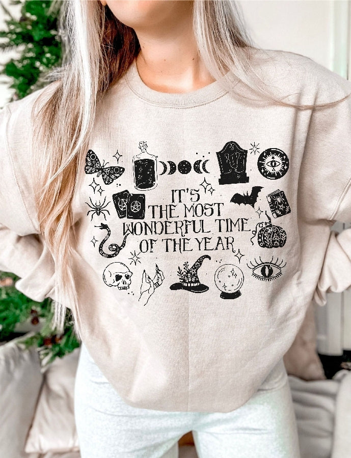 Halloween Sweatshirt 2D Crewneck Sweatshirt All Over Print Sweatshirt For Women Sweatshirt For Men Sws3788