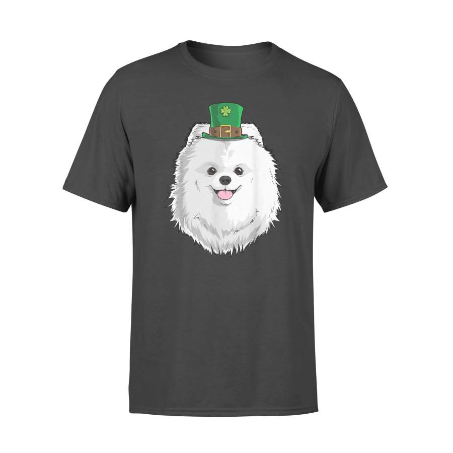 Pomeranian Dog St Patricks Day Leprechaun Gift Puppy T-Shirt