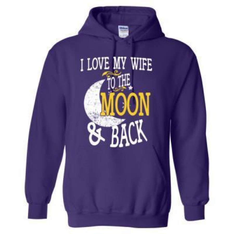 AGR I Love My Wife To The Moon And Back – Heavy Blend™ Hooded Sweatshirt