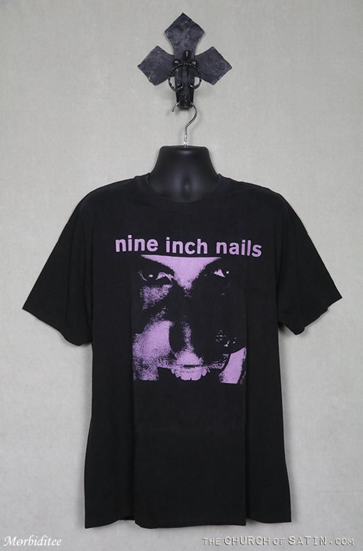 Nine Inch Nails Shirt Faded Black T Nin Vintage Rare Ministry Killing Joke Skinny Puppy Nitzer Ebb Front 242 Trent Reznor Shirt