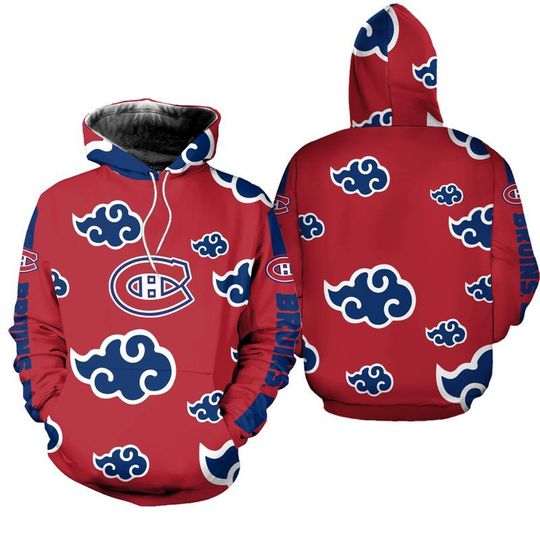 Montreal Canadiens Ninja Cloud Naruto Akatsuki Limited Edition Hoodie