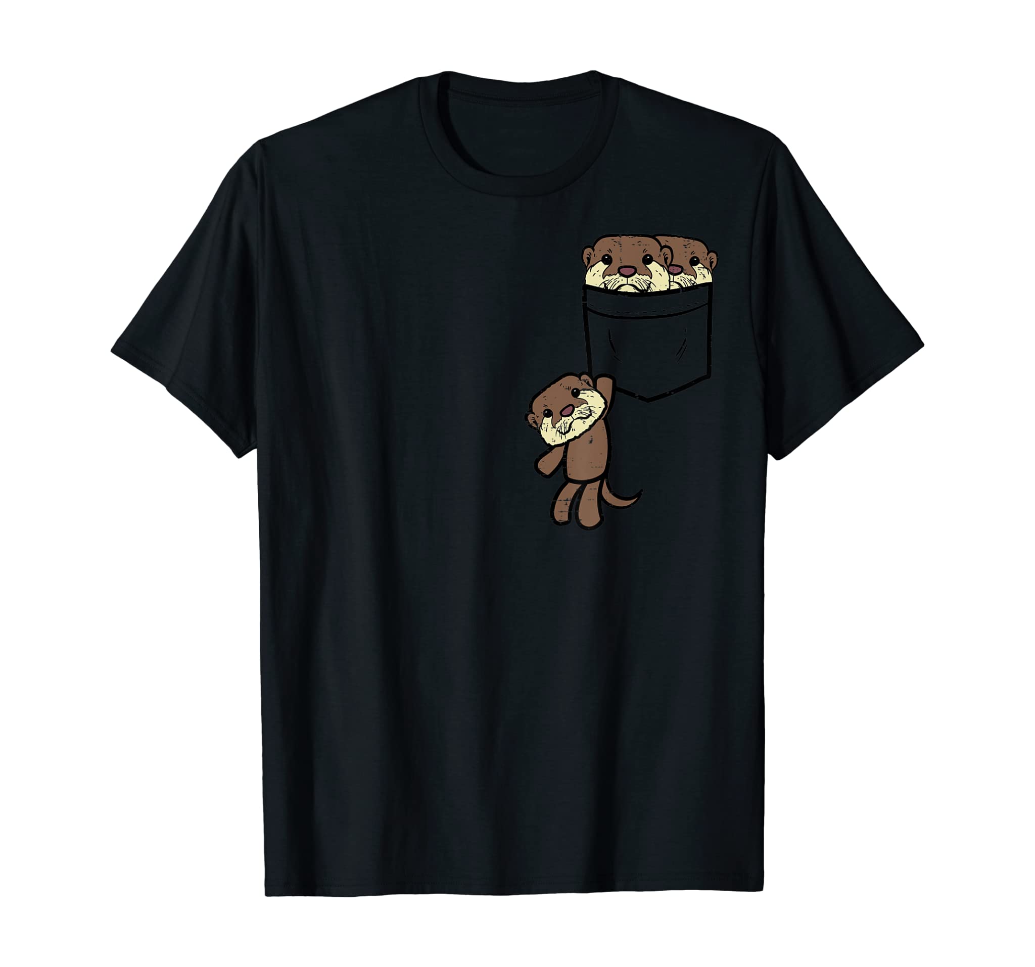 Pocket Sea Otters Cute Animal Lover Men Women Kids Gift T-Shirt