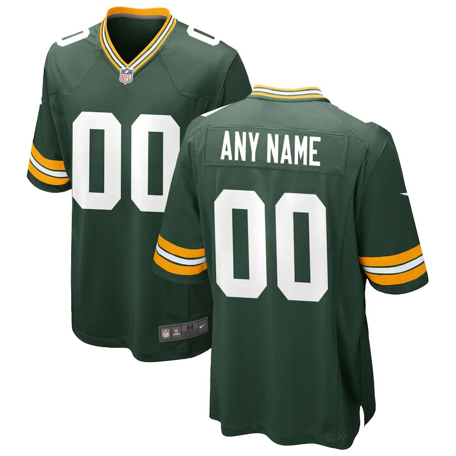 Men’S Green Bay Packers Nike Green Custom Game Jersey