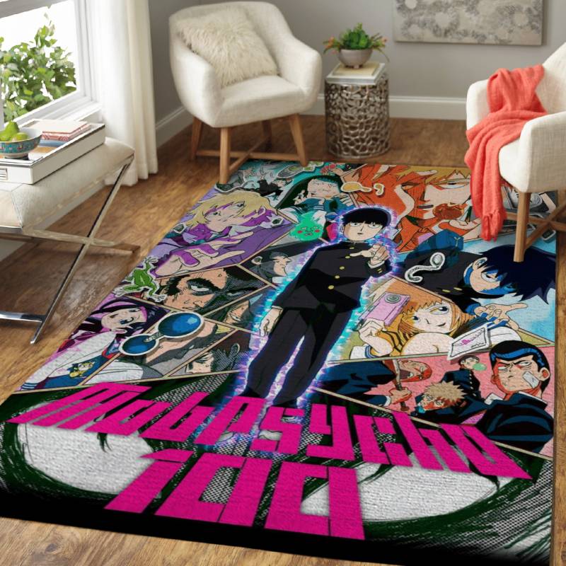 Mob Psycho 100 Retro Anime Area Rug – Carpet