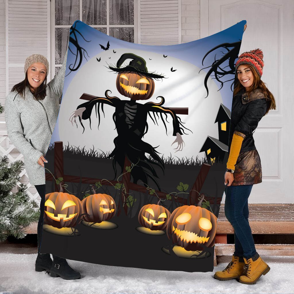 Halloween Pumpkin Gift Fleece Blanket – Quilt Blanket