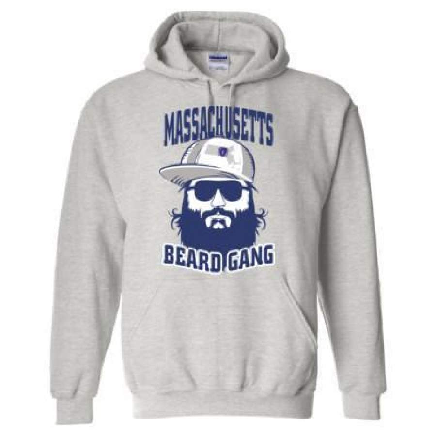 AGR Massachusetts Beard Gang – Heavy Blend™ Hooded Sweatshirt