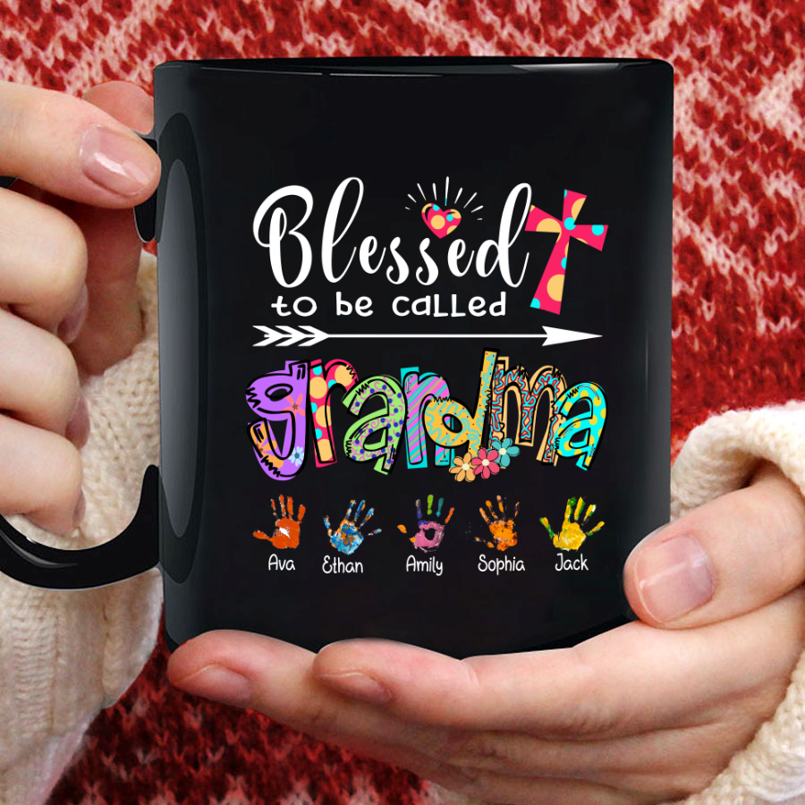 Blessed To Be Called Grandma Colorful Mug