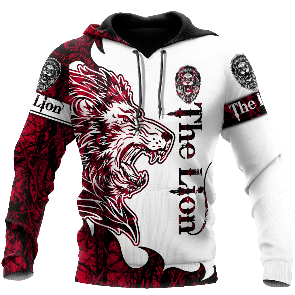 The Red Lion Tattoo Over Printed Hoodie – Homdecor Store All Over Printed 3D Unisex Shirts, Sweatshirt, Hoodie Size S – 5Xl