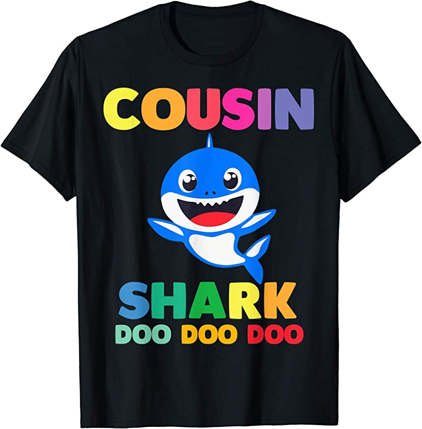 Boy Cousin Shark Doo Doo Funny Kids Video Baby T-Shirt