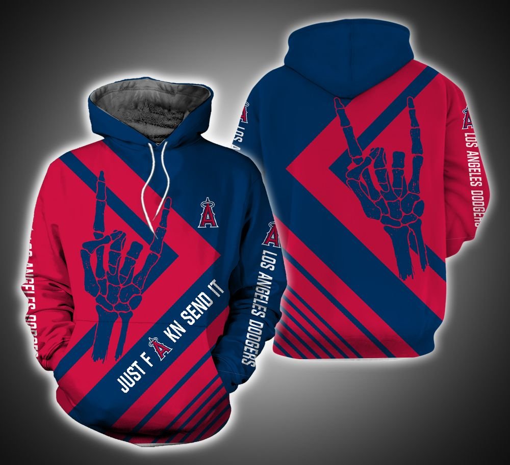 Just send it Los Angeles Angels 3D Print Hoodie