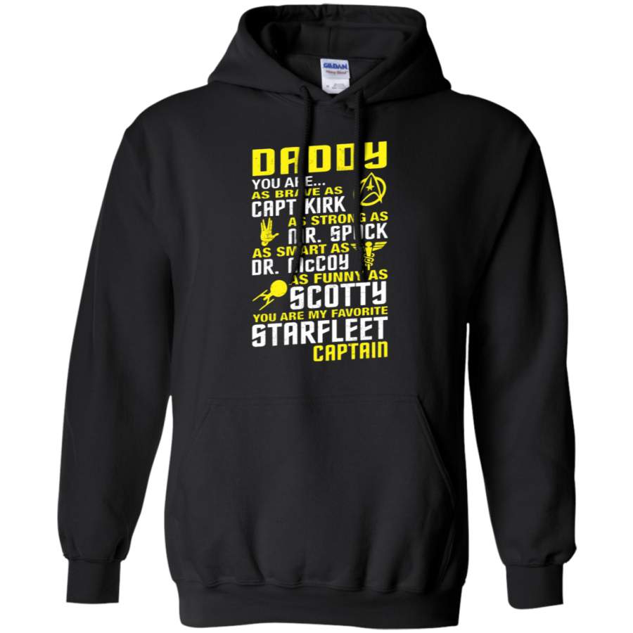 AGR Daddy You Are My Favorite Starfleet Captain Hoodie