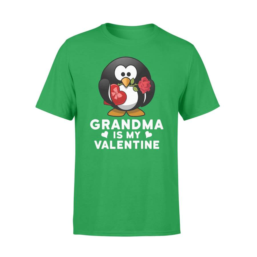 Funny Valentines Day For Kids Penguin Grandma T-Shirt