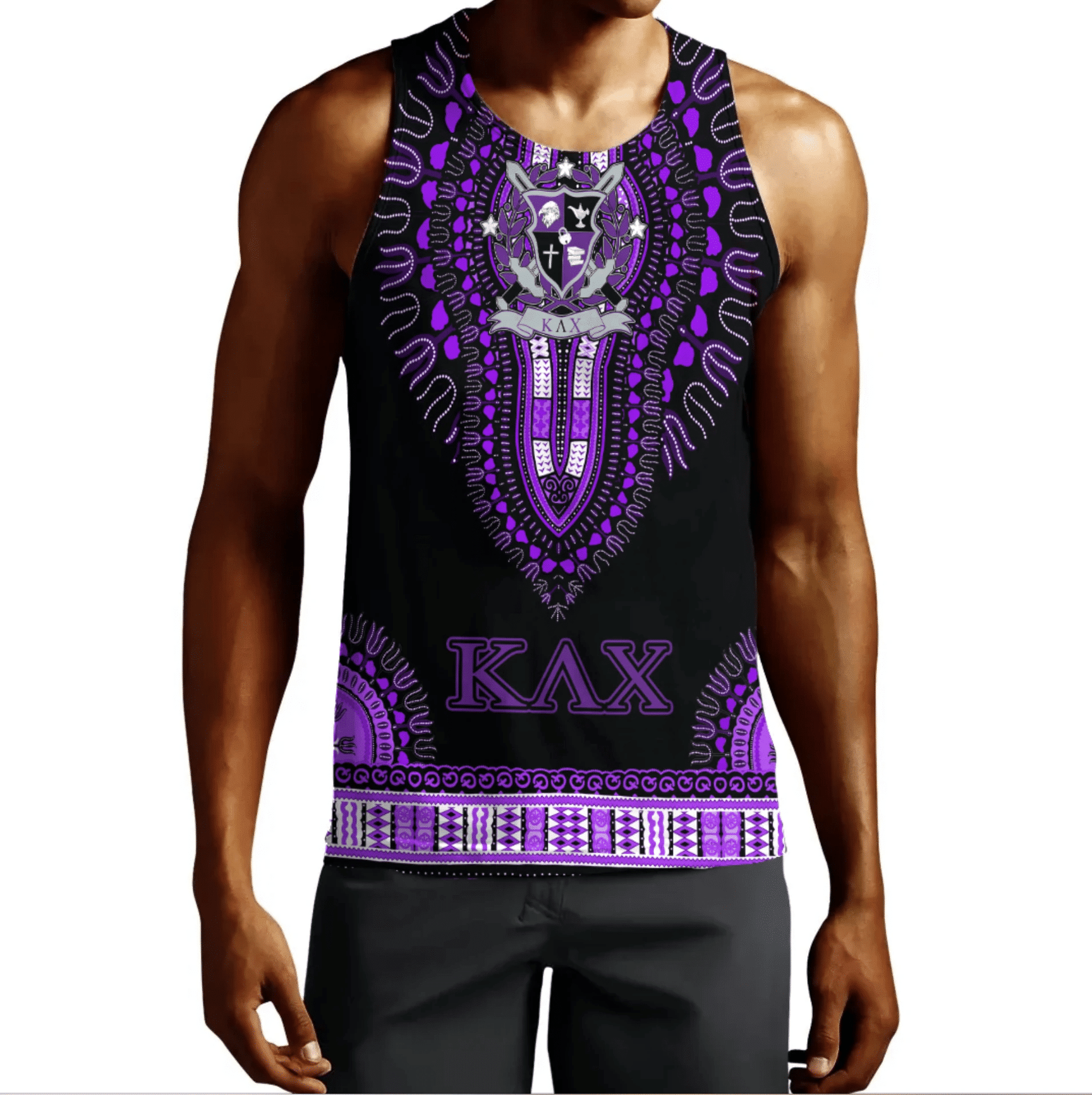 Africa Zone Tank Top – Kappa Lambda Chi Dashiki Tank Top