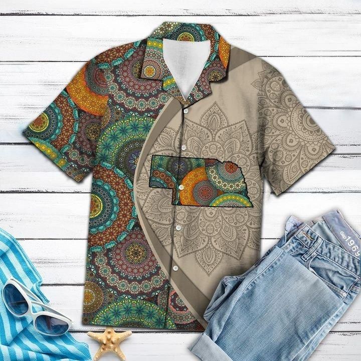 Nebraska Mandala Hawaii Shirt Ha110843