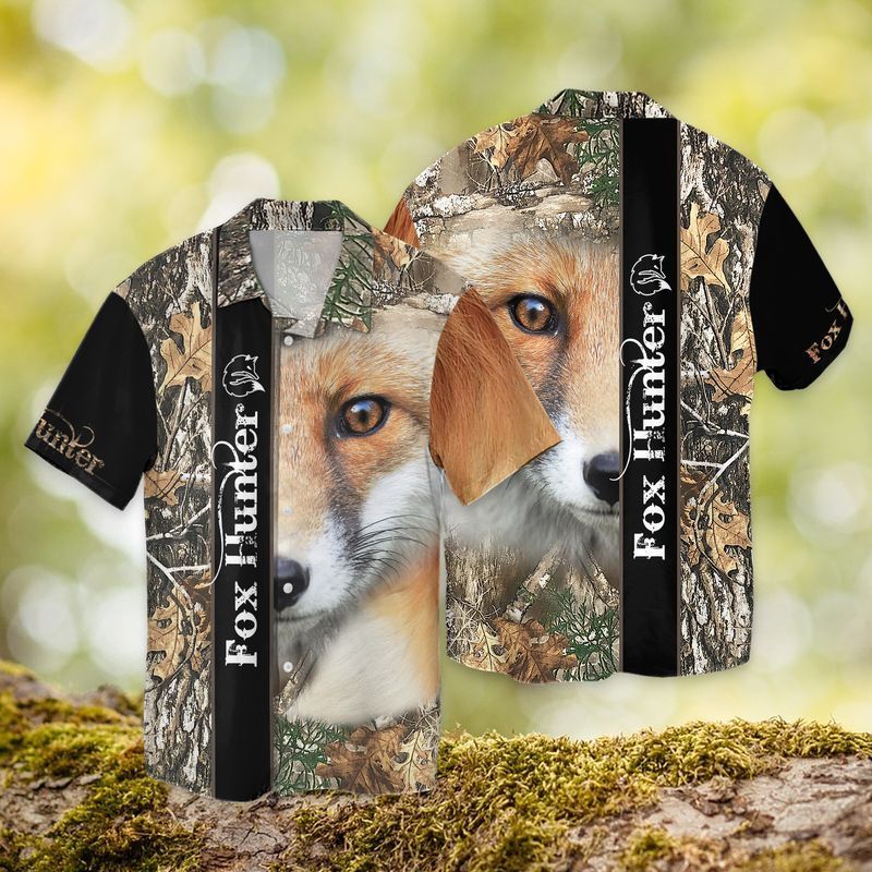 Fox Hunting For Men And Women Graphic Print Short Sleeve Hawaii Casual Shirt Ha54433