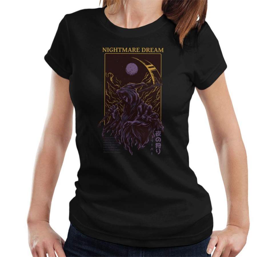Nightmare Dream Grim Reaper Women’s T-Shirt