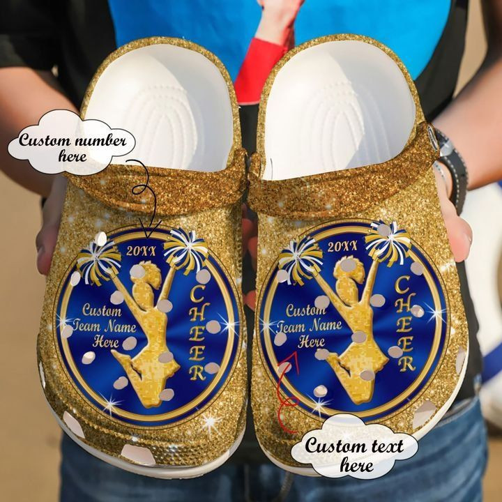 Cheerleader Crocs – Cheerleader Personalized From Bow To Toe Crocs Clog Shoes For Men And Women