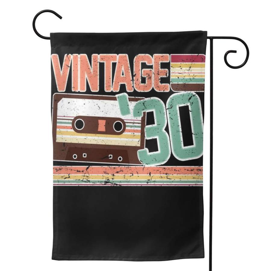 2 Pcs Garden Flag 1930 Aged To Perfection 90th Birthday Retro Horizontal Poster 12.5″x18″ -Mothers Day, Birthday Gifts for Mom, Dad, Wife, Husband, Daughters, Grandma, Friends