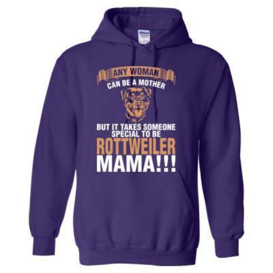 AGR Any Woman Can Be A Mother But It Takes Someone Special To Be Rottweiler Mama – Heavy Blend™ Hooded Sweatshirt