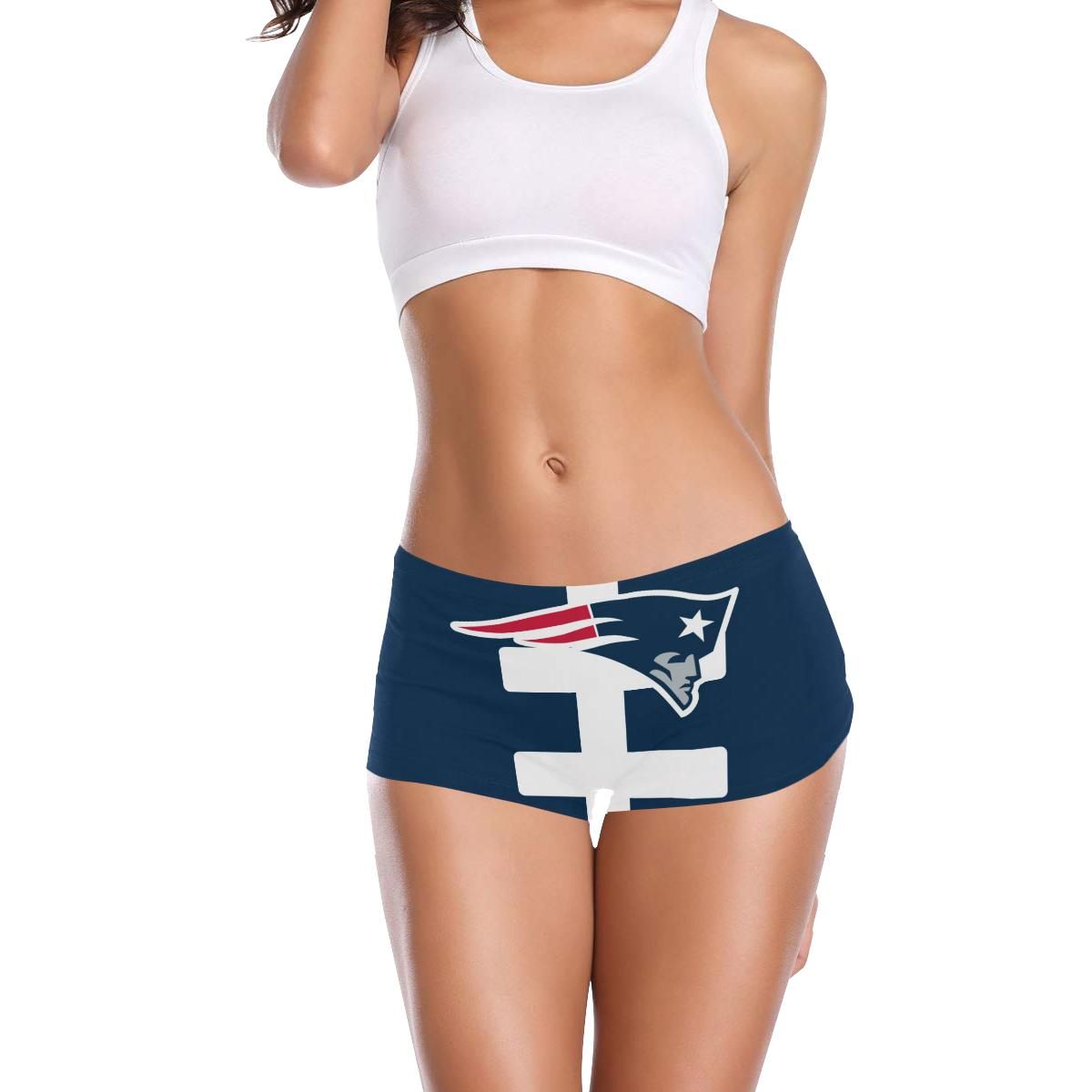 New England Patriots Women’s Boyshort Panties Women’s All Over Print Boyshort Panties