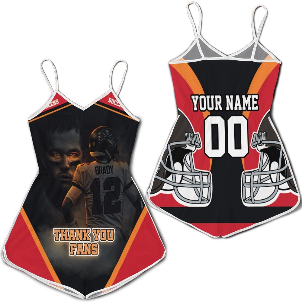 Tampa Bay Buccaneers Tom Brady 12 Poster For Fans Personalized Romper