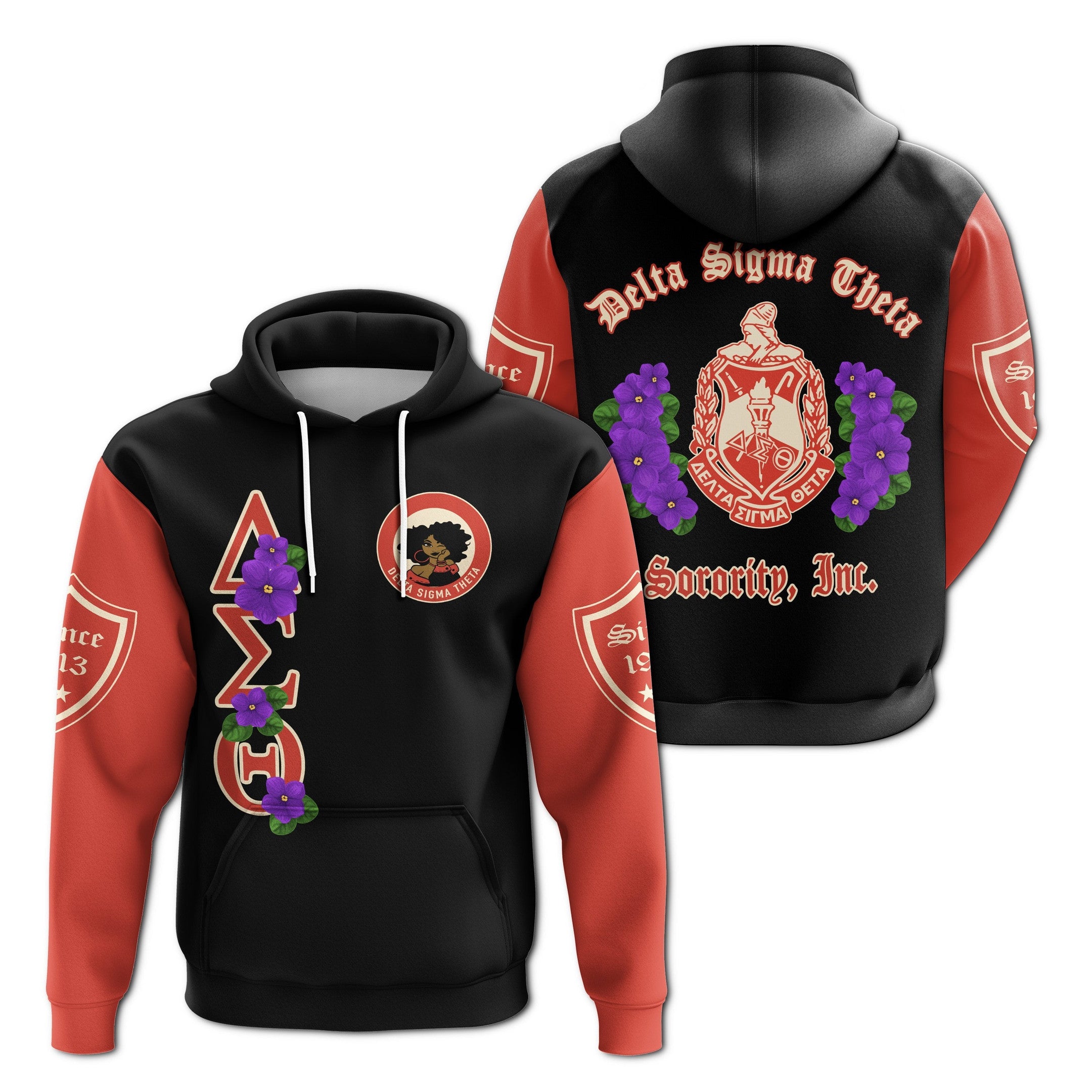 Sorority Hoodie – Delta Sigma Theta Violet Pullover Hoodie