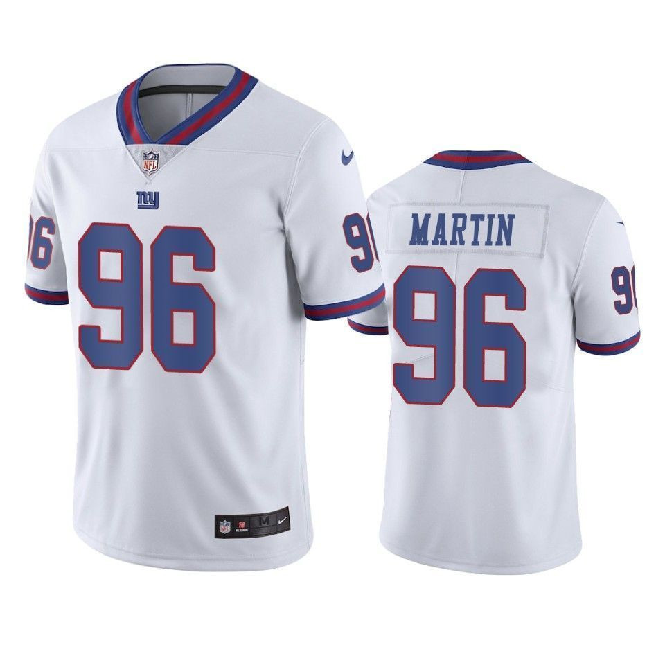 New York Giants Kareem Martin White Color Rush Limited 3D Jersey