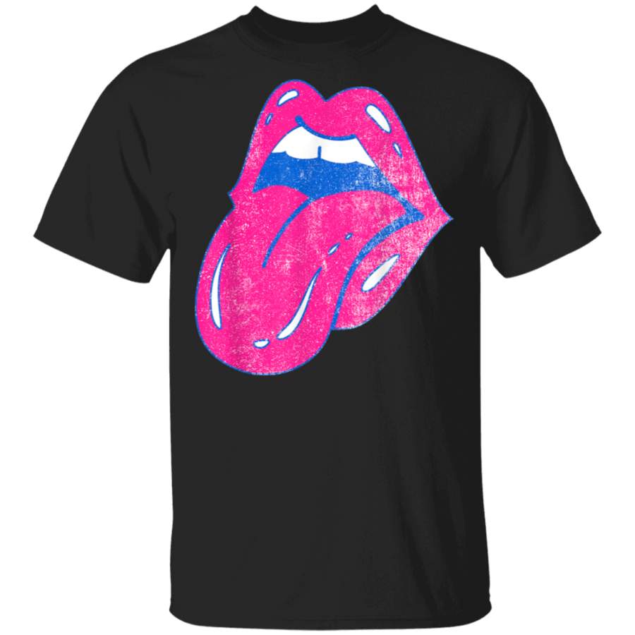 Hot Pink Lips Mouth Tongue Out T-Shirt