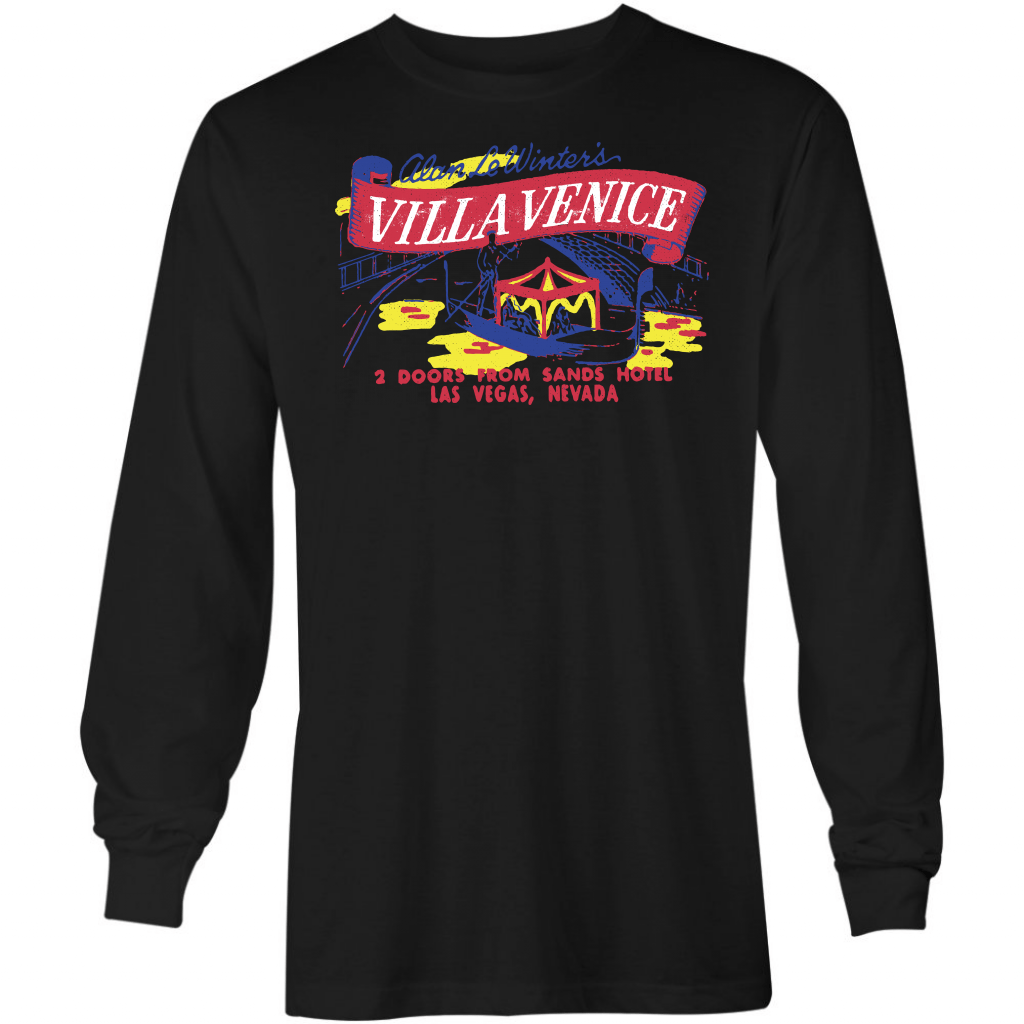 Alan LeWinter’s Villa Venice – Vintage Las Vegas – Long Sleeve T-Shirt